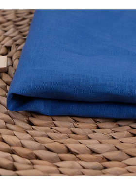 素色亚麻布140g现货  14101亚麻纯面料休闲装面料纯 亚麻支 国风