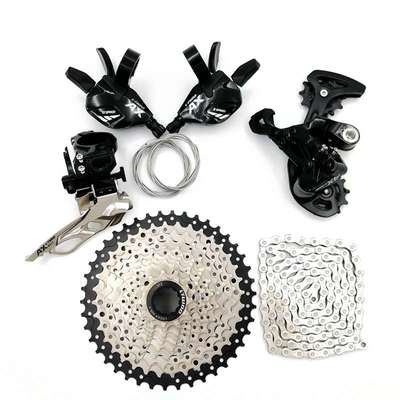 LTWOO 山地车自行车变速器AX33速变速系统3x11S指拨后拨对标M5100