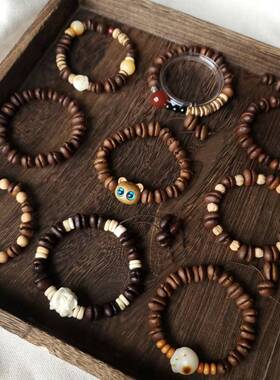 咖啡豆礼物闺蜜高颜值手链个性原创种子创新复古设计感男女有趣