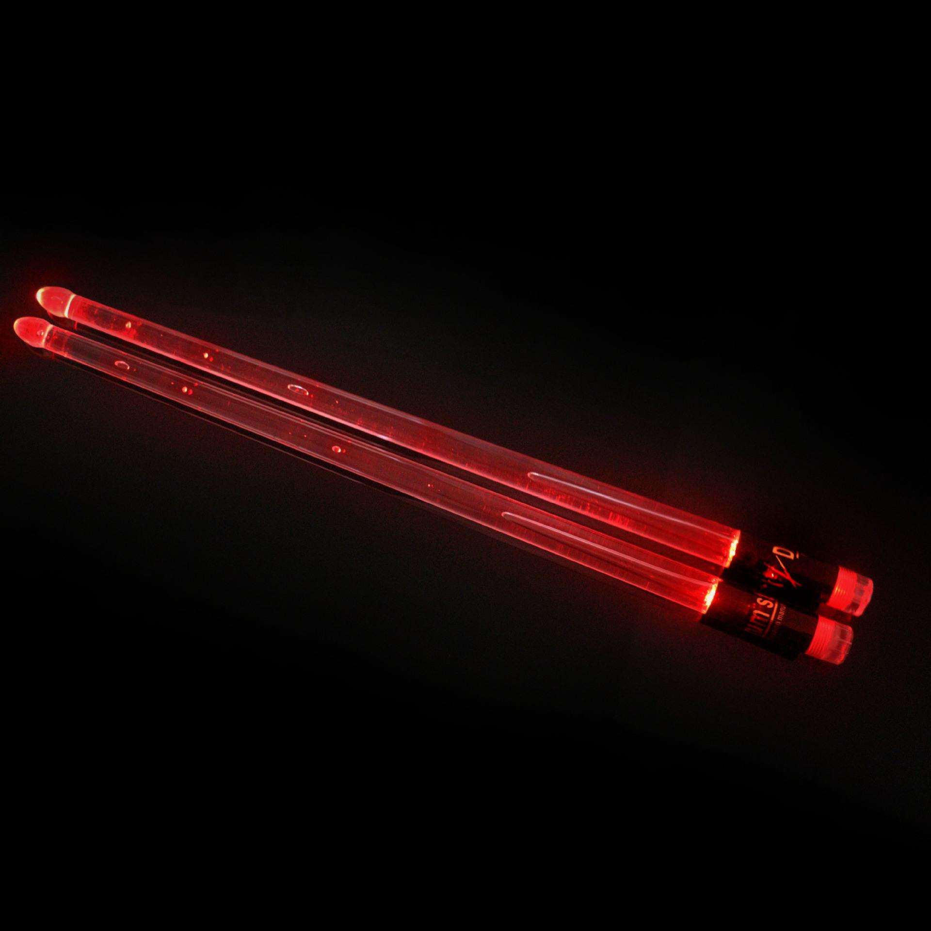 高份子发光鼓棒 架子鼓鼓棒5A耐打敲不断 荧光爵士鼓鼓锤舞台演出