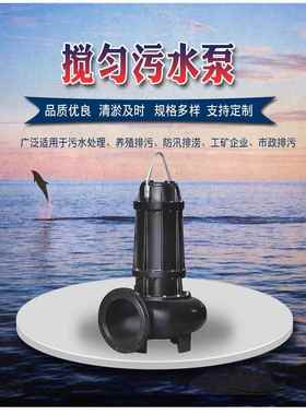 WQ污水泵高扬程污水泵杂质泵污水泵小型污水泵污泥搅匀泵