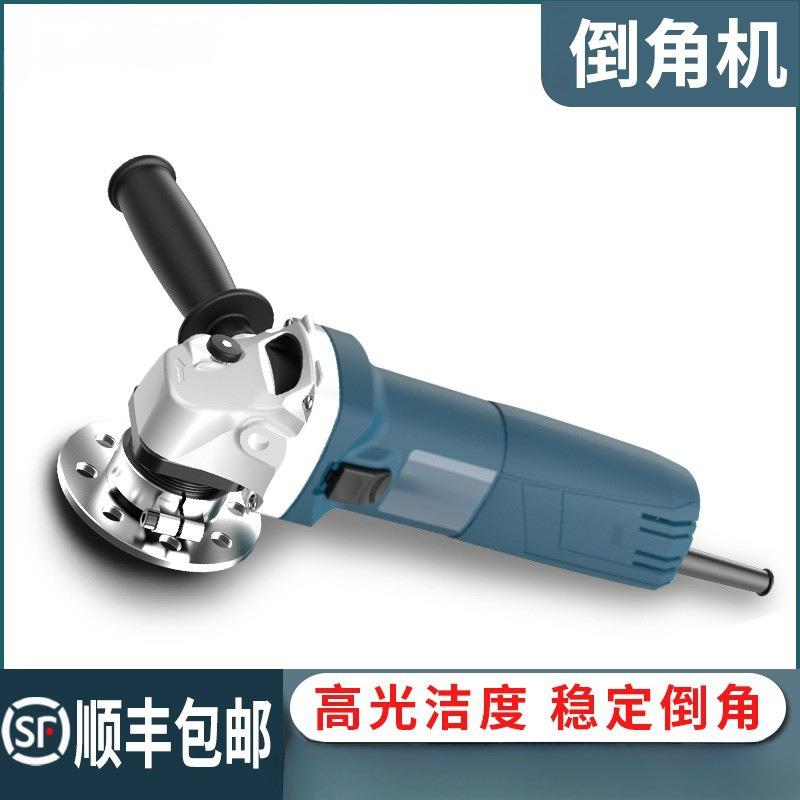 手持式倒角机660电动手持R角45度C角小型圆弧修边不锈钢倒角铁名