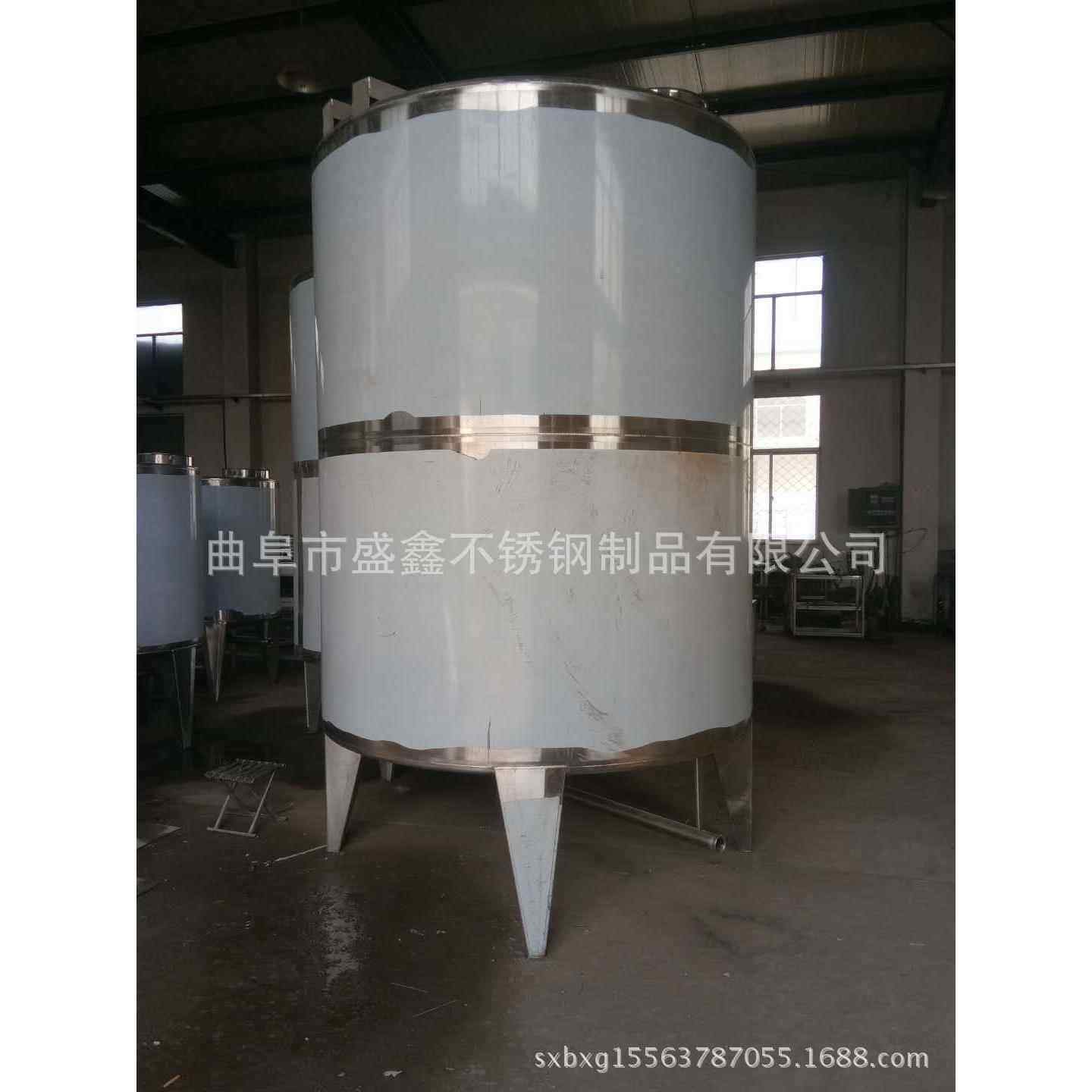 厂家加工制作不锈钢酒类储存罐饮料果醋储藏设备大型粮食储存罐
