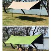 天幕户外3 4人牛津布加厚遮光黑胶遮阳棚防晒野营露营用品帐篷