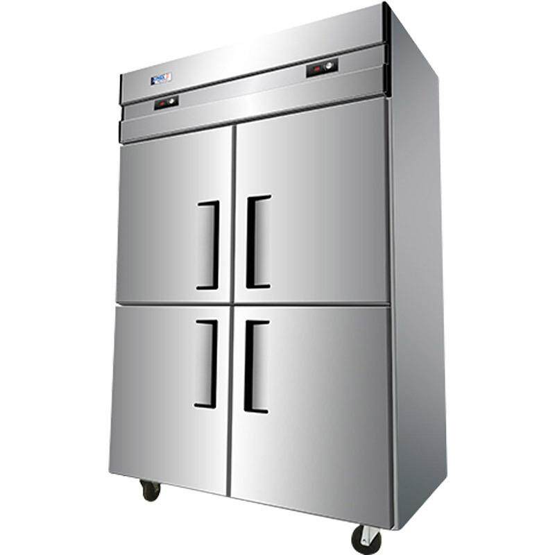 星星Q1.0W4-X四门冰箱商用厨房四开门冰柜全铜管冷藏冷冻工作台