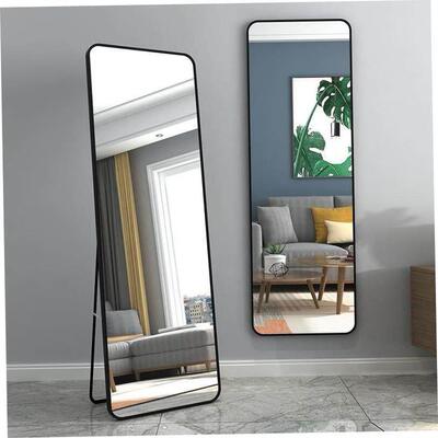 metal frame rack full-body mirror wall mirrow Bedroom mirror