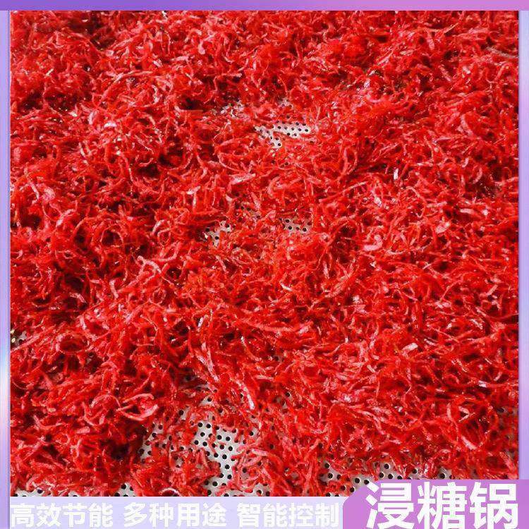 青红丝真空浸糖设备水果果干浸糖加工设备400L蜜枣红枣负压浸糖锅