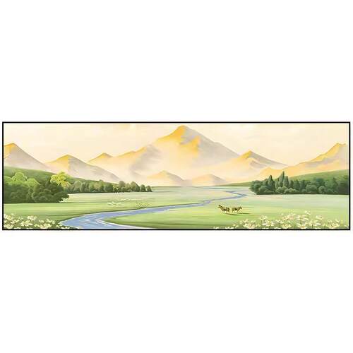 北欧简约床头装饰画现代艺术沙发背景墙挂画肌理质感温馨卧室壁画