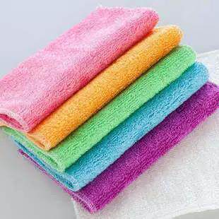 Two-Yuan Store Bamboo Fiber Oil-Repellent Double-Layer Clean