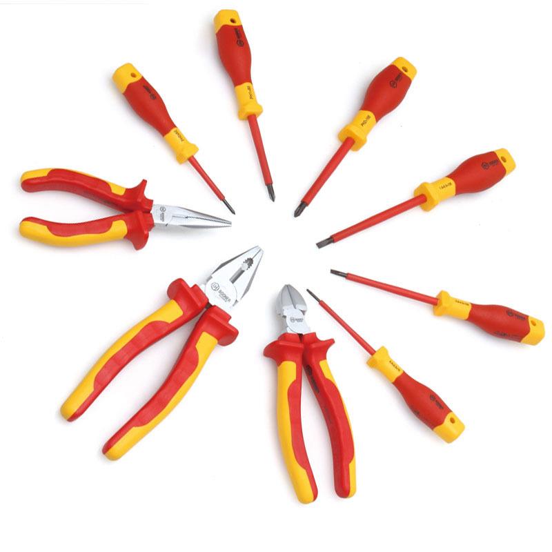Booher宝合绝缘套装工具 BH0200502 9件VDE绝缘工具组套