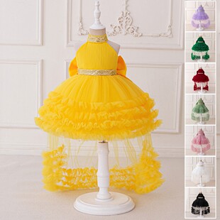toddler girls sequin decor tiered layer hem sweater dress