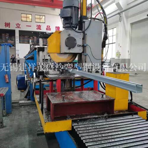 全自动光伏支架设备C型钢支架光伏支架成型机C型钢抗震太阳能支架