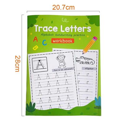 Letters A-Z Alphabet Early Education Tracing Workbook Writin