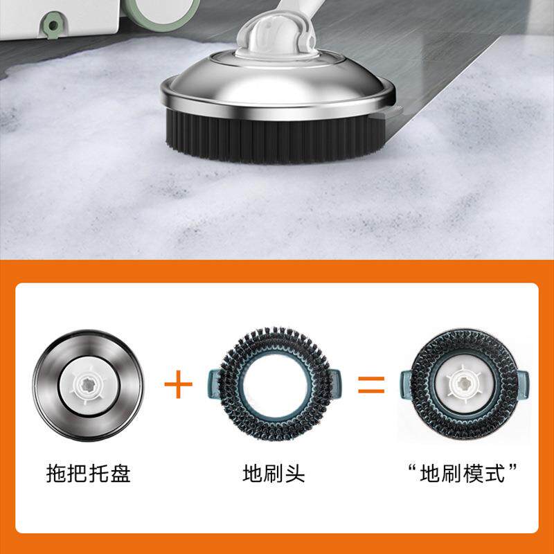 家用旋转拖把桶免手洗懒人吸水替换拖布干湿自动挤水升降甩干木地
