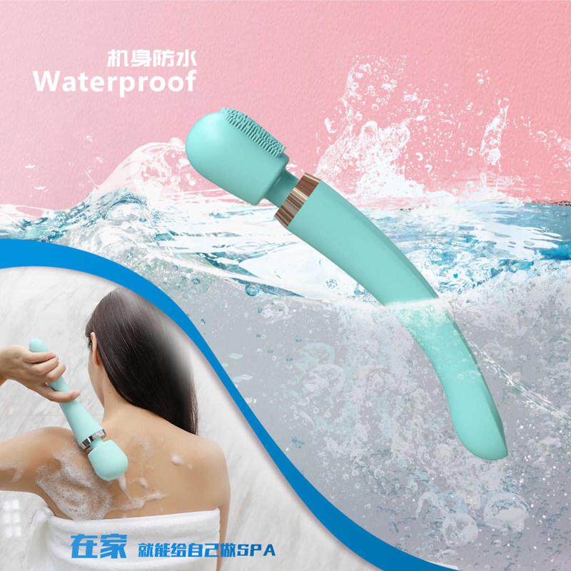 新品电动硅胶洗澡刷 充电防水搓背搓澡神器电动沐浴按摩刷