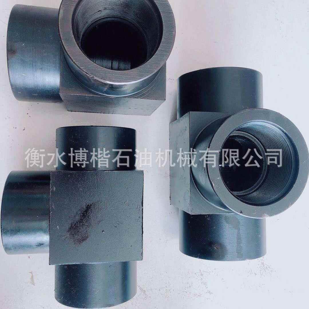 厂家直销 2寸Fig1502T型三通 气井配件 2.5寸高压由壬直角三通