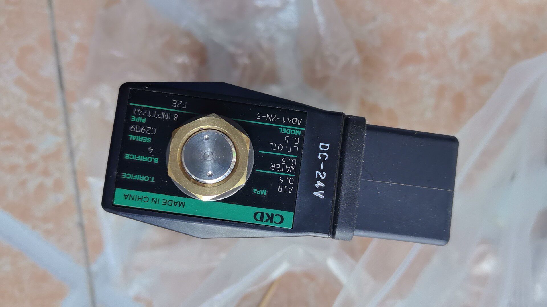 CKD原装CKD气动电磁阀AB41-2N-5二通水阀DC24