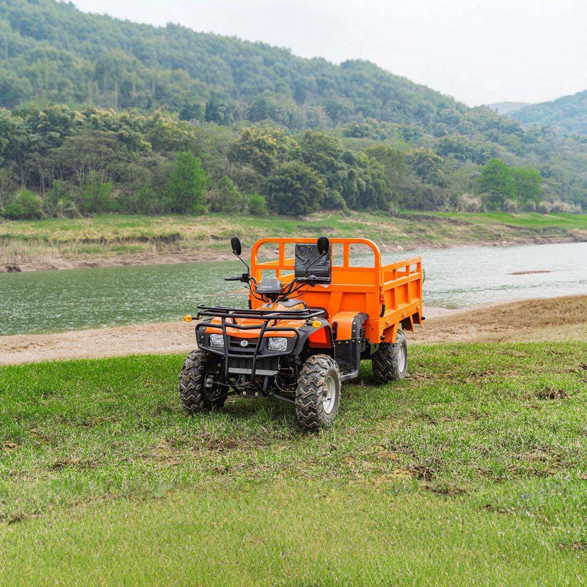 全地形四驱带货斗山地农夫车农业运输车ATV沙滩四轮越野摩托四驱