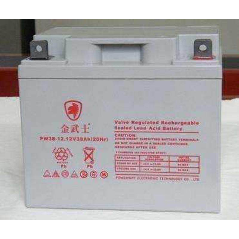 金武士蓄电池PW12V120AH100AH65AH38AH24AH17AH7AH直流屏消防主机