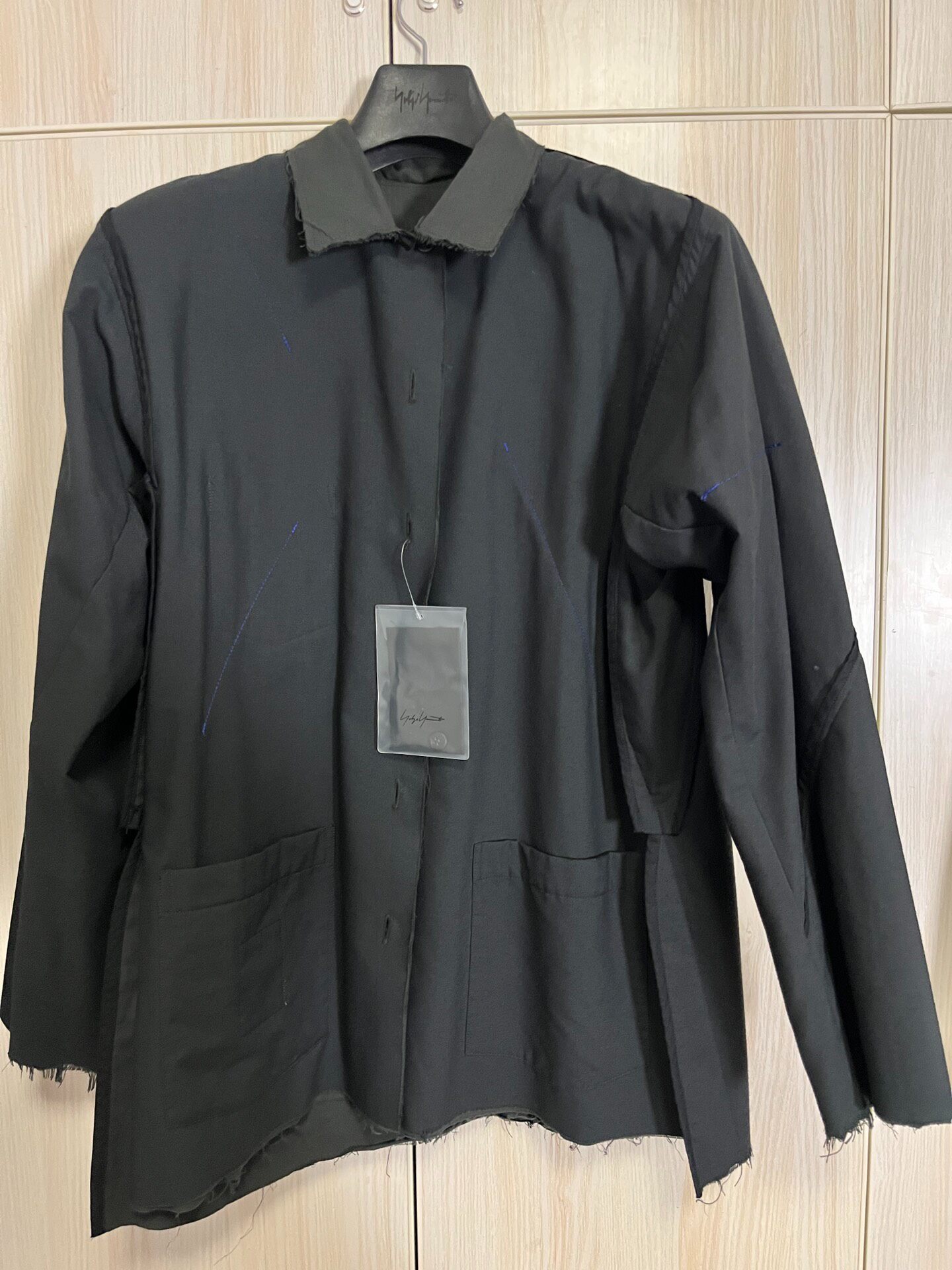 Yohji Yamamoto 15AW Knife Cut Jacket — back