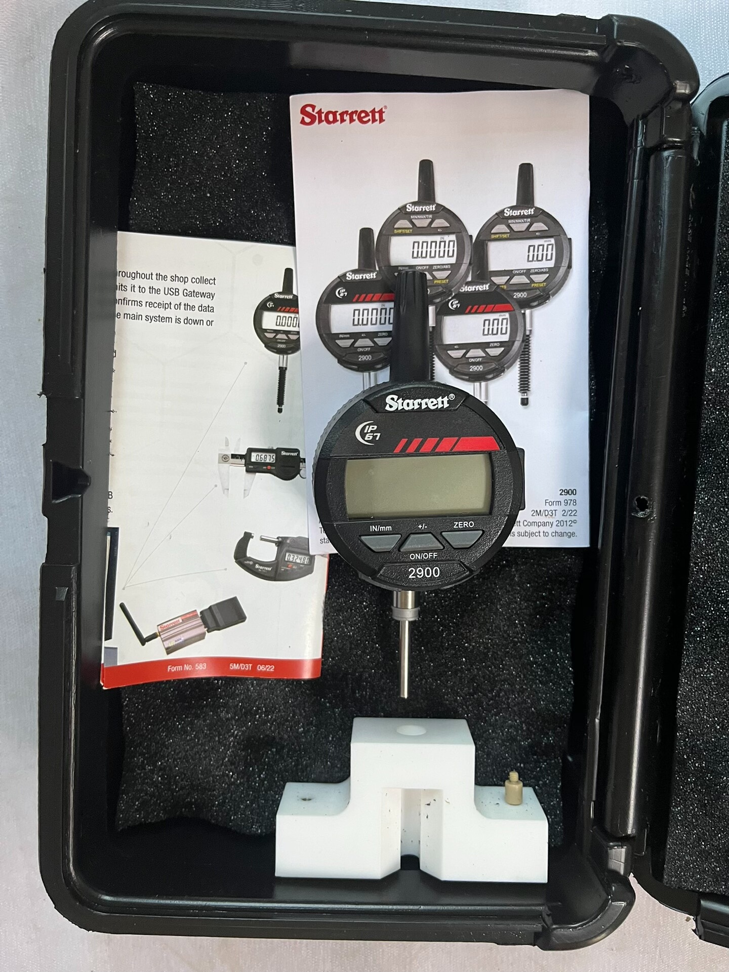 美国starrett/ 施泰力数显百分表2900-3-1 全