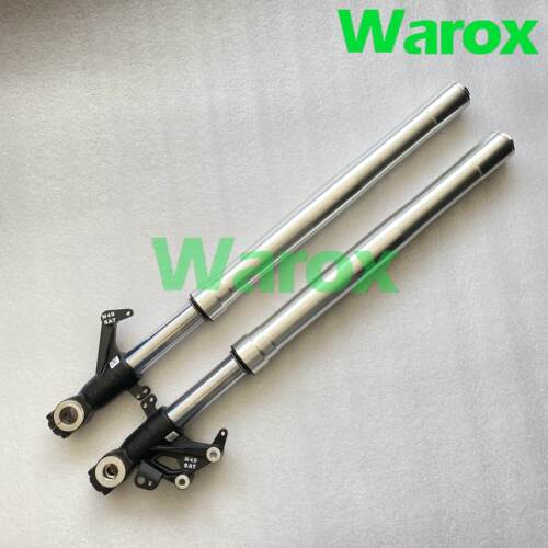 钱江QJ250GS-29E摩托车减震器前叉银色铝合金可调节避震器配件