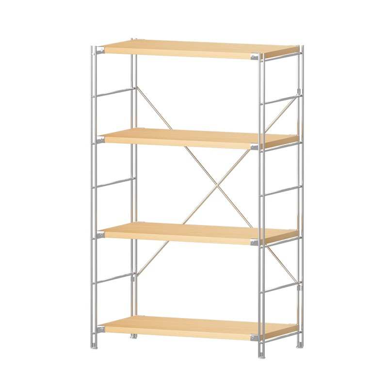 厨房置物架微波炉烤箱收纳架中古风展示架家用多层储物架组合架