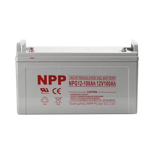 NPP耐普蓄电池NPG100-12 太阳能 12v100AH 直流屏 蓄电池