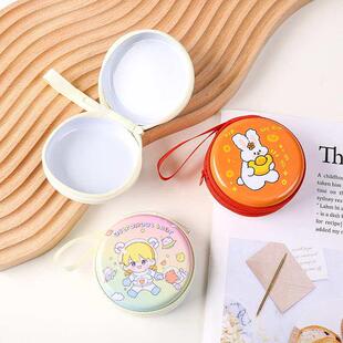Purse Storag Tinplate Coin Earphone Line Storage rman Change