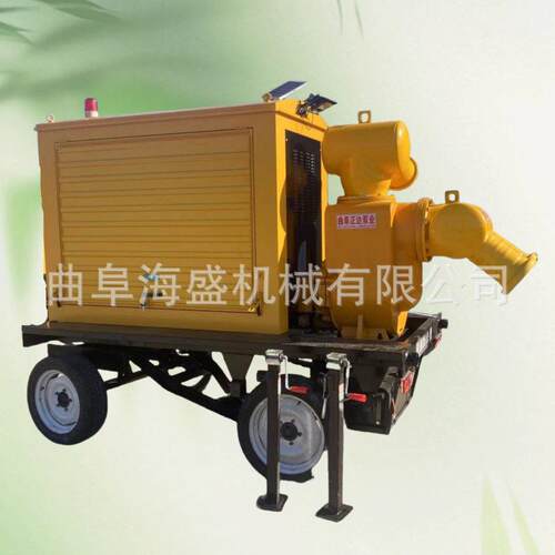 抢险排水泵车排ECC涝抗洪0自吸泵100方大12寸流量拖挂立防汛泵
