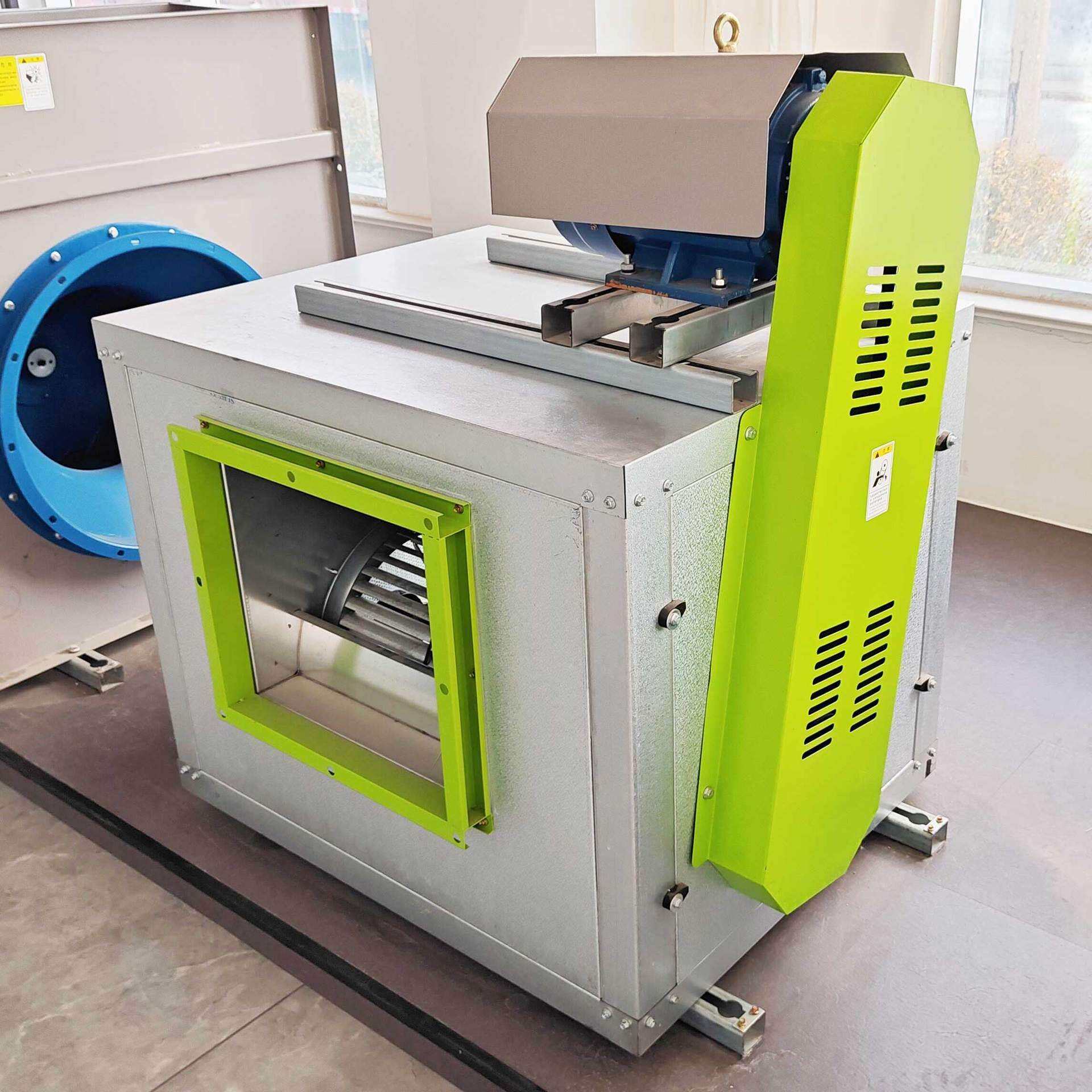 现货供应厨房抽油烟风机商用离心油烟机不锈钢低噪音风柜