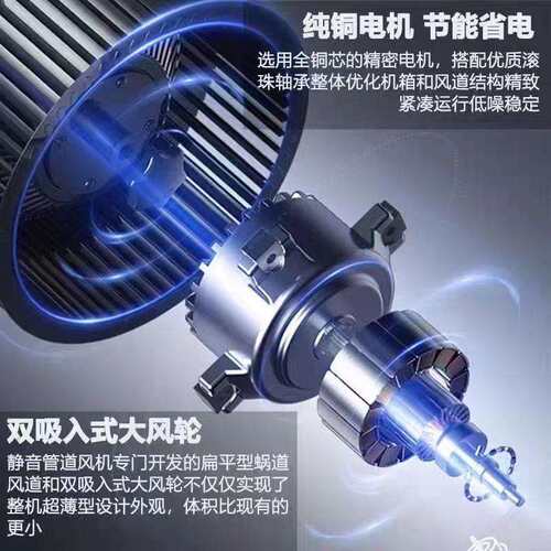 新风系统新风机双向流家用商用通风新风换气机全热交换新风机