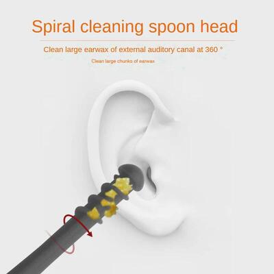 1/3PCS Soft Silicone Earwax Remover Portable Ear Cleaner Sta