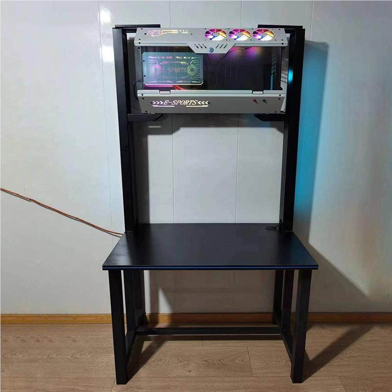 电竞机箱桌模酒店风网吧网咖挂墙67734壁式块冷散热台式一体电脑