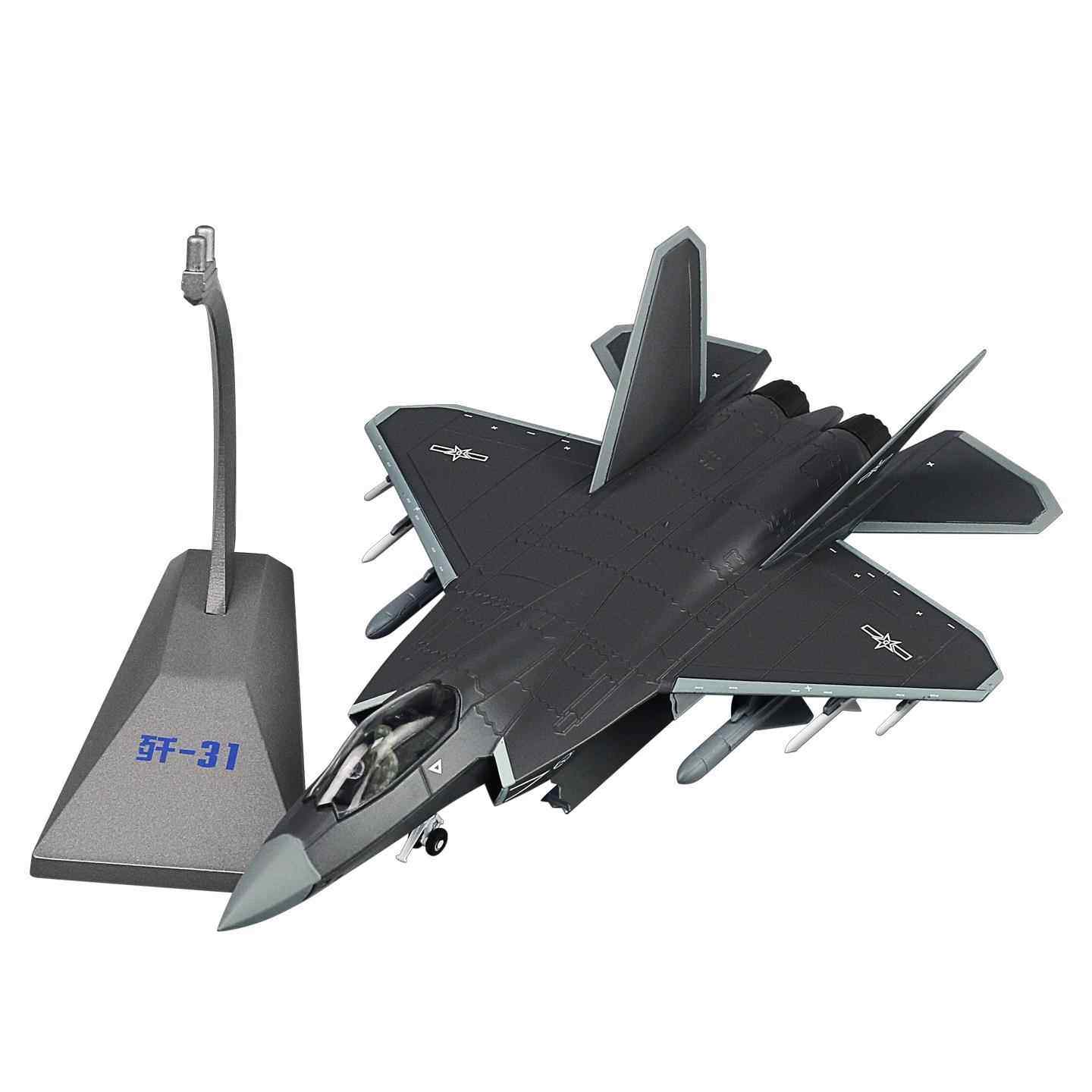 高档1:2/48歼31战 斗事机军模型合金J3鹘鹰FC飞机彷真7金属1军模
