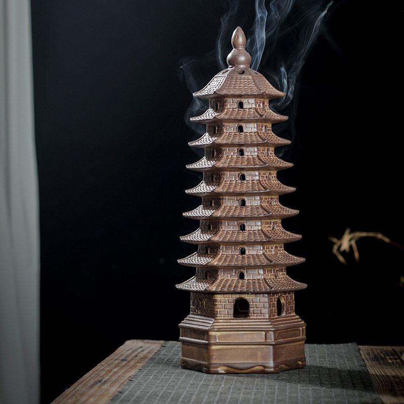 文昌塔陶瓷文昌塔香炉摆件客厅办公室摆设开业乔迁礼品求升学求职