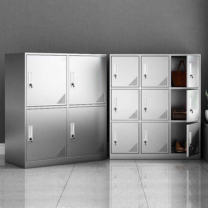 需定制304不锈钢矮柜加厚带锁更衣9门储物收纳柜家用碗盘柜书包柜,商业/办公家具,更衣柜,淘宝优惠券,粉丝福利购,淘宝优惠卷