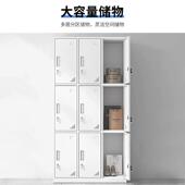 钢制更柜员工宿舍储物柜带柜锁收衣纳色柜套更衣室换衣SRW柜多门