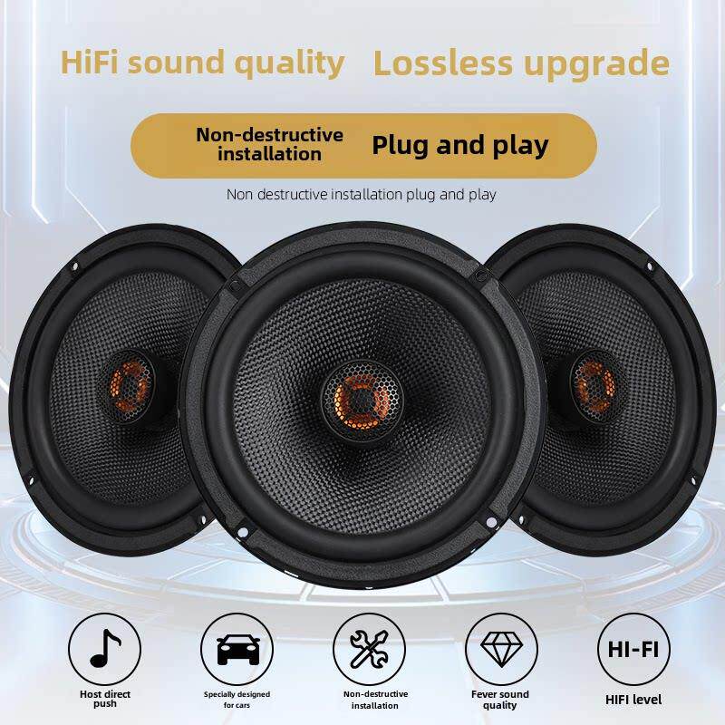 汽车音响喇叭4寸5寸6.5寸6x9同轴全频高中重低音无损改装套装喇叭