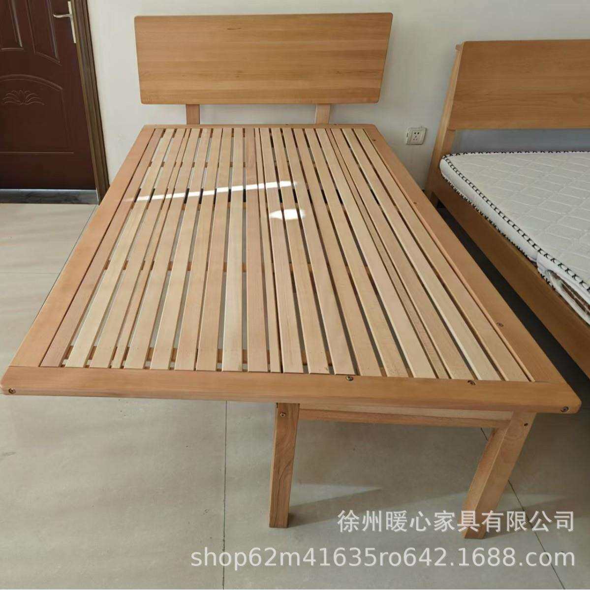 厂价飘窗床全实木榉木飘窗窗台床加宽变大省空间双人床一件