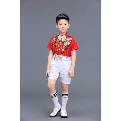 正品一儿童表演演六服幼儿园舞蹈女童公主蓬蓬裙男抱婴袋裤合唱团