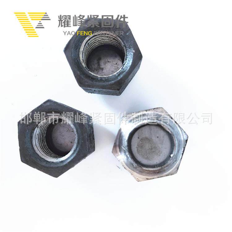锚煤矿专锚用母35杆螺母带垫扭力螺母蘑菇杆头螺帽法面兰螺母
