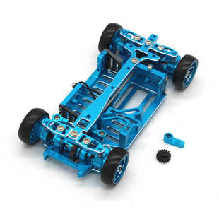 漂移竞速车架 28蚊车 遥控车 车架 全金属配件 MINI RC1
