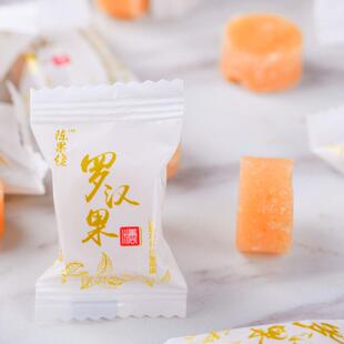 陈果佬罗汉果糖正宗传统工手薄荷味清凉薄荷糖休闲零食砂板散糖果