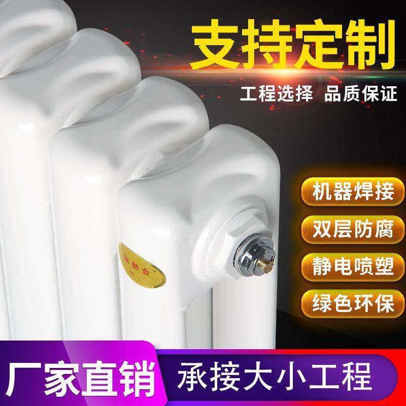 暖气片家用水暖散热片壁挂式钢二柱集中供热壁挂炉散热器客厅立式