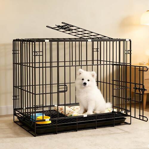 狗笼子小型犬泰迪室内猫笼带厕所中型犬柯基比熊家用大型宠物狗窝