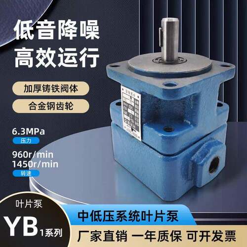 无锡泰业叶片泵 YB1-10/6/4/2.5/12/16/20/25/32/40/50/63/80/100