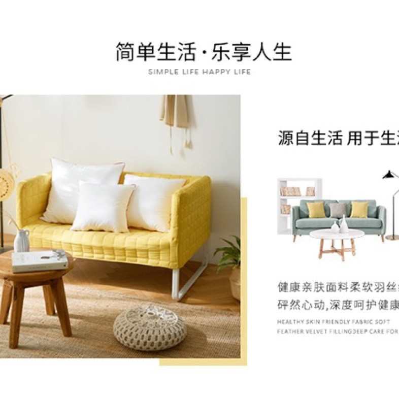 Cushion【芯】五星级酒店全棉抱枕芯靠垫芯 白色蓬松方形靠枕枕芯