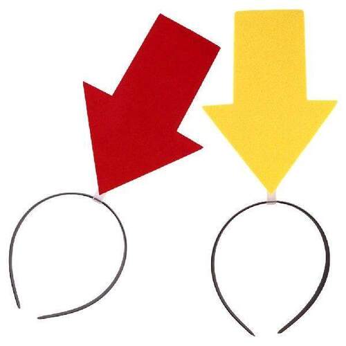 2 Pcs Arrow Headband Photo Prop Silver Hair Accessories