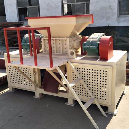 大型双轴撕碎机报废电路板破碎机旧家具撕碎机易拉罐撕碎机